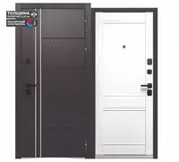 Входная комбинированная дверь "Luxor 2" МДФ Молдинг (Россия) АКЦИЯ!