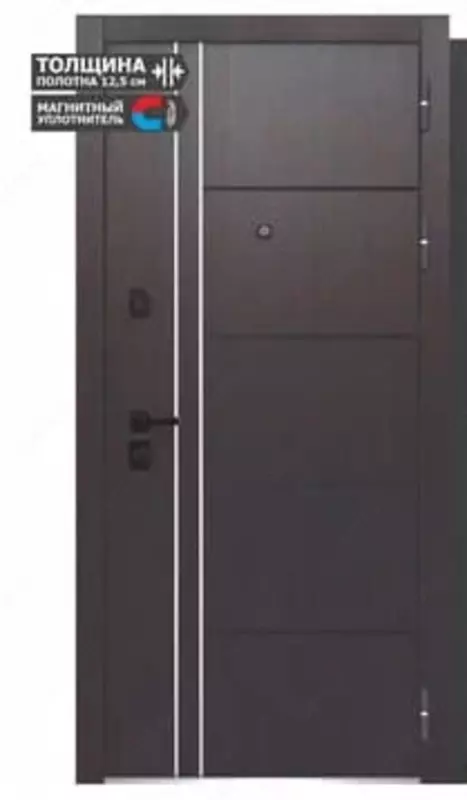 Входная комбинированная дверь "Luxor 2" МДФ Молдинг (Россия) АКЦИЯ! - 5 200 000 сум