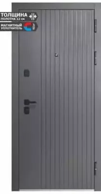 Входная комбинированная дверь "Luxor 2" МДФ Вертикаль (Россия) АКЦИЯ! - 4 900 000 сум / комплект