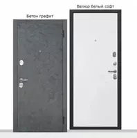 Входная комбинированная дверь "Феникс" МДФ Велюр (Россия) АКЦИЯ!