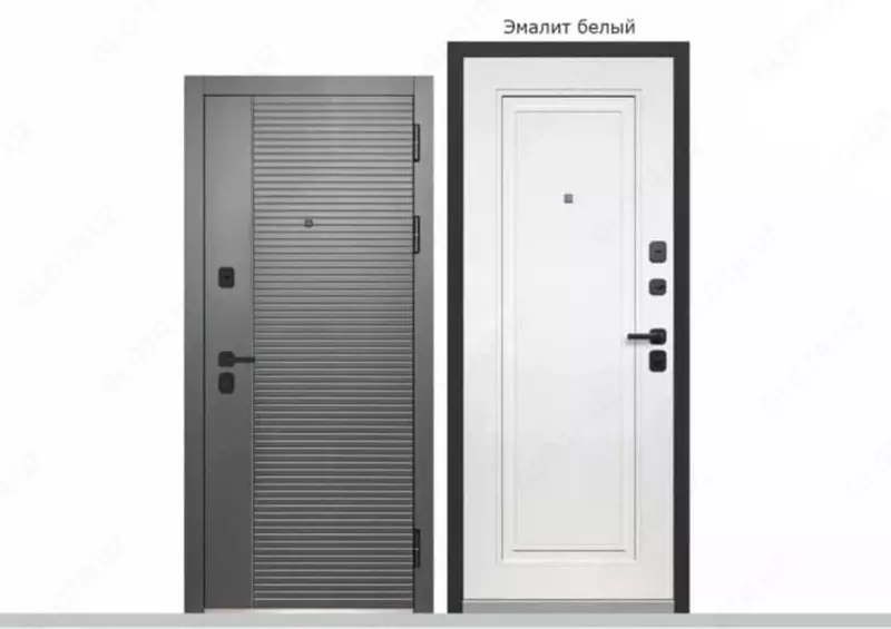 Входная комбинированная дверь "Тайга" 2МДФ Антик (Россия) АКЦИЯ!