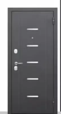 Входная комбинированная дверь "Гарда" МДФ Зеркало Фацет (Россия) АКЦИЯ! - 2 850 000 сум / комплект