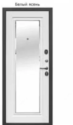 2 850 000 сум / комплект Входная комбинированная дверь "Гарда" МДФ Зеркало Фацет (Россия) АКЦИЯ!