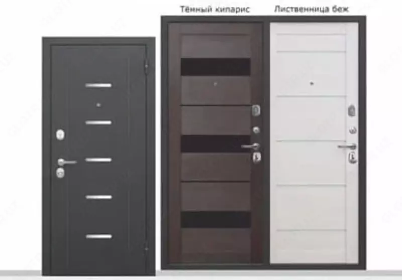 Входная комбинированная дверь "Гарда" МДФ Черный Муар (Россия) АКЦИЯ!