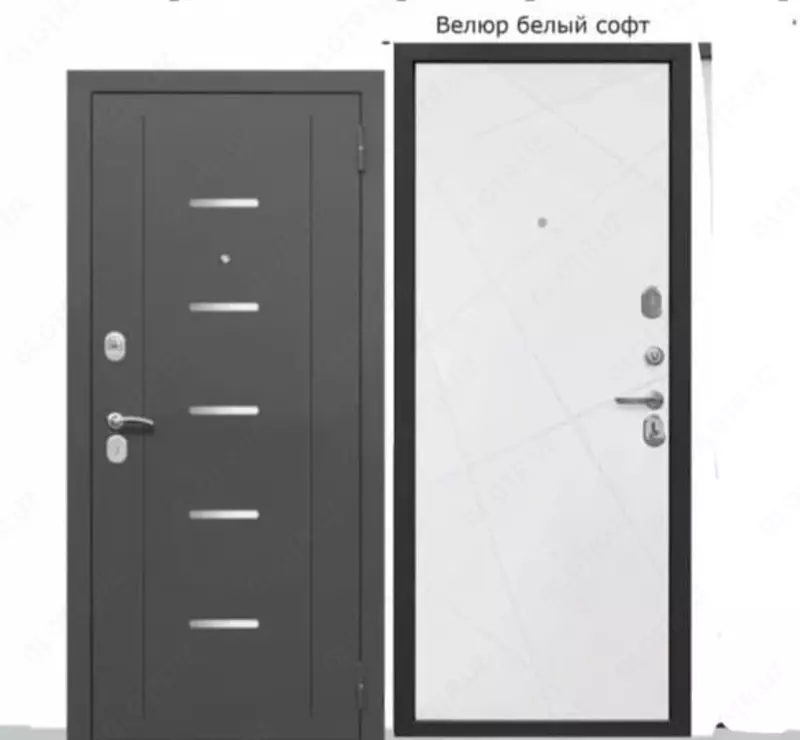 Kirish eshigi "Garda" MDF Alpha silver (Rossiya) AKSIYA!