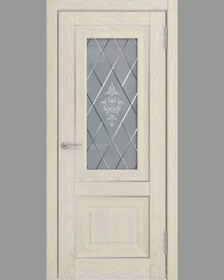 Межкомнатная МДФ стеклянная дверь "TERRY 62" (Россия)