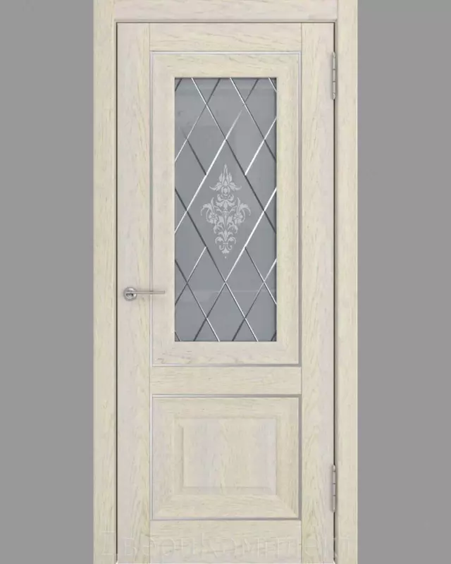 Межкомнатная МДФ стеклянная дверь "TERRY 62" (Россия)