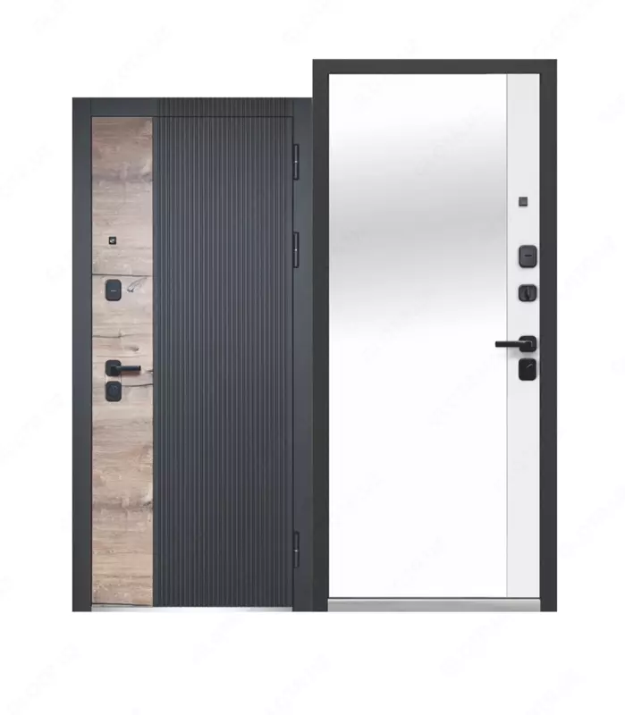 Kirish eshiklari Luxor 2 MDF eman Vertical Neo