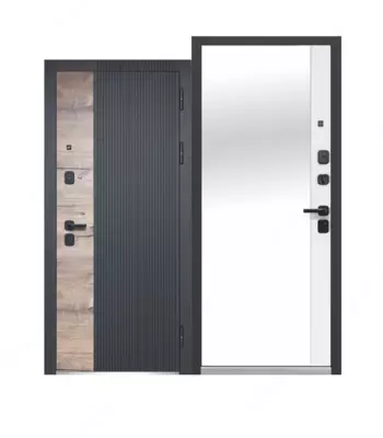 Kirish eshiklari Luxor 2 MDF eman Vertical Neo