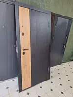 Дверь метал. Дуб Вертикаль Нео 7 см Модель- 66 - 2 950 000 сум