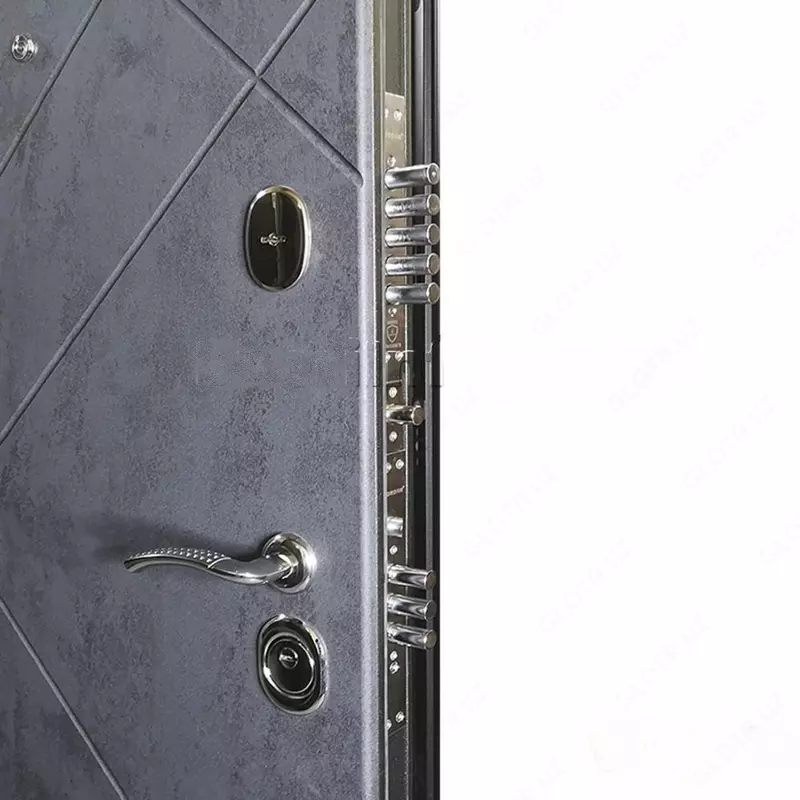 Метал.дверь Бруклин — серебро зеркало мрамор - 3 250 000 сум