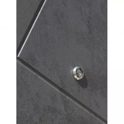 Метал.дверь Бруклин — серебро зеркало мрамор Ideal Doors