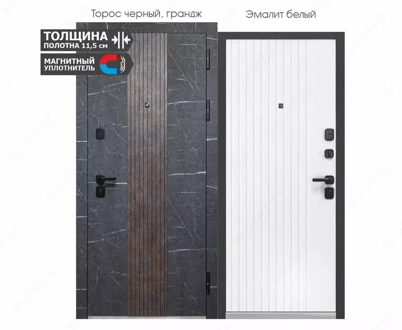 Luxor 2МДФ Стоун Рейки Эмалит Белый - от {0} сум