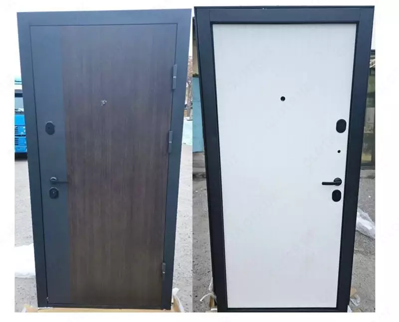 Дверь Металл Орех- Темный