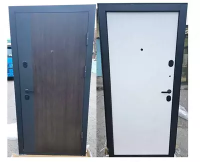 Дверь Металл Орех- Темный