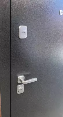 Стальная дверь Толстяк букле чеорный белый ясень Оптом и розница