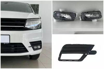 Противотуманная фара + решетка для Volkswagen Caddy (Cargo & Kombi)