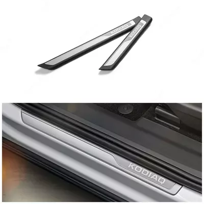 Декоративные накладки на пороги для Skoda Kodiaq