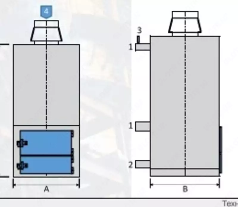 KV-450T/Gn po'latdan yasalgan issiq suv qozon - по запросу