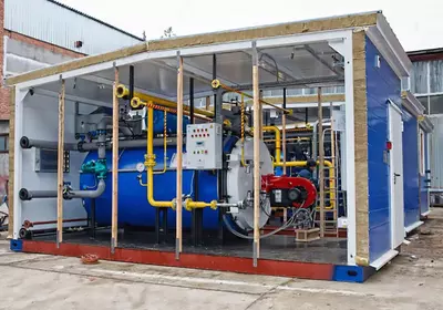 Модульная водогрейная котельная установка 1200 кВт