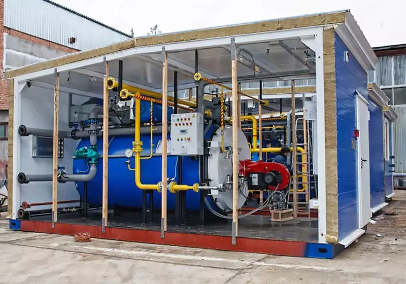 Модульная водогрейная котельная установка 1200 кВт