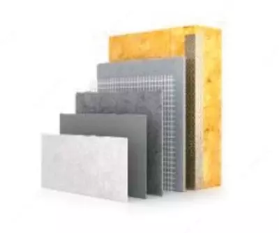 Каменная вата для фасада 100 kg/m³