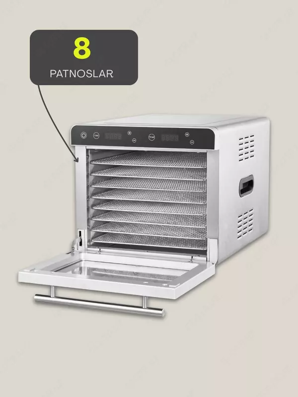 2 776 000 so'm Meva va sabzavotlar uchun quritgich US-8