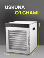 Sabzavot va mevalarni quritish uchun qurilma Uskunalar US-10 / 10 ta poddonli