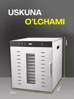 Sabzavot va mevalar uchun quritgich meva