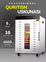 Uskunalar US-16 degidratatori sabzavotlar uchun