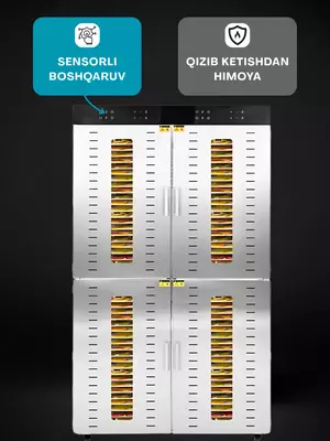 mevalar va pastila uchun mo‘ljallangan Uskunalar US-96 quritkich-degidratori. - 29 450 000 so'm / dona