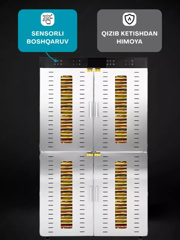 mevalar va pastila uchun mo‘ljallangan Uskunalar US-96 quritkich-degidratori. - 29 450 000 so'm