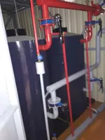 Модульные тепловые установки на основе котлов на твердом топливе + газ - от {0} сум