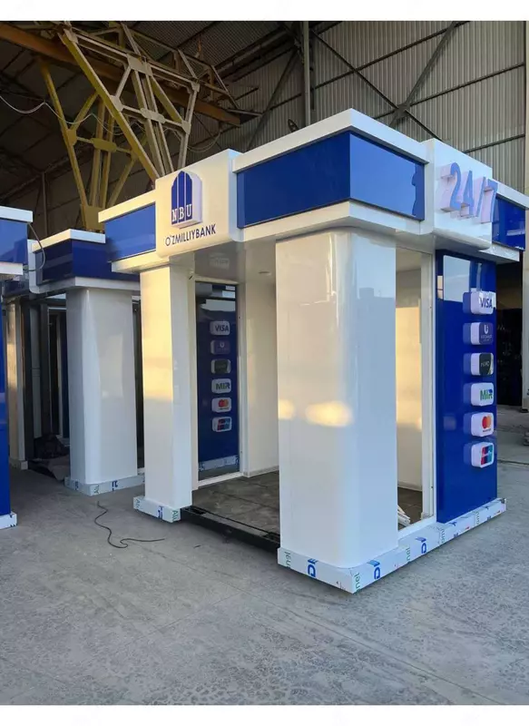 Red ROOF  tomonidan bankomat uchun metall stend Art 01