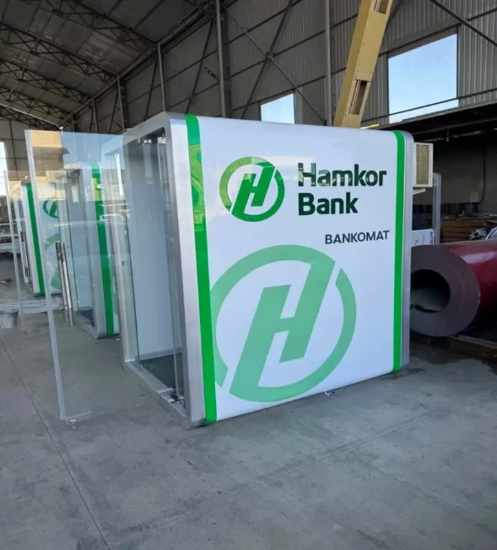 Металлическая будка для банкомата от RED ROOF арт 02