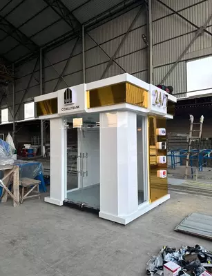 Металлическая будка для банкомата от RED ROOF арт 05