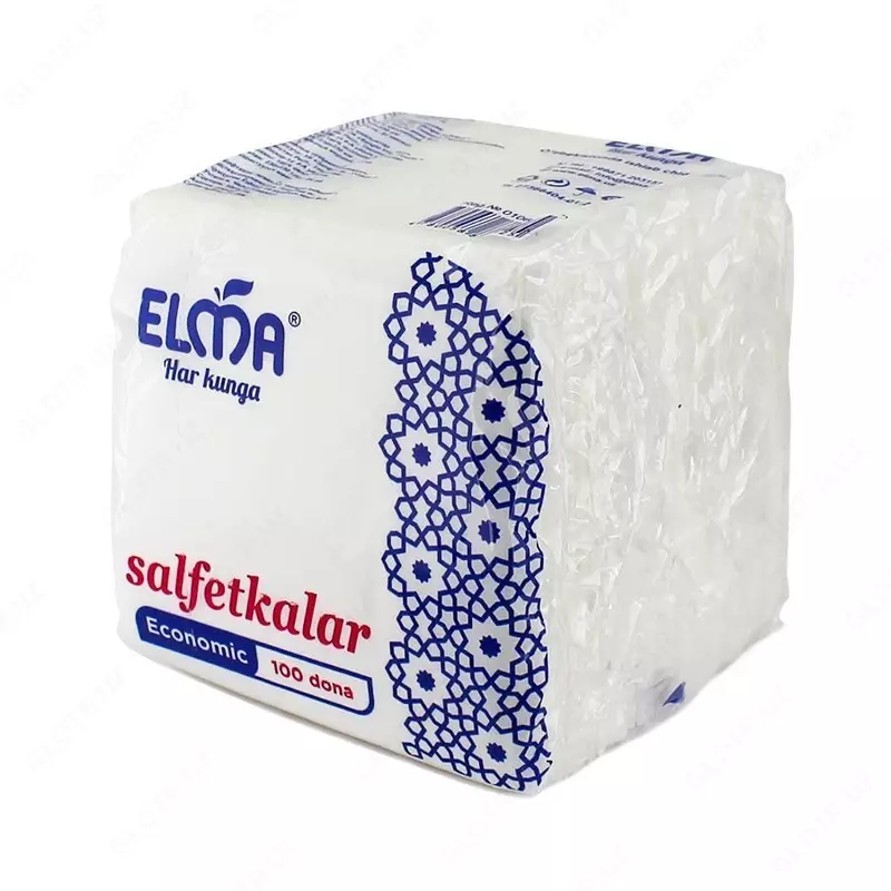  Салфетки бумажные Elma 23*23/100 шт. - 