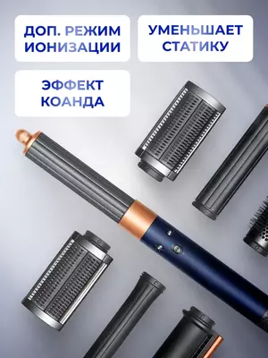  Фен стайлер 6в1 мультистайлер с насадками и сумкой Оптом и розница