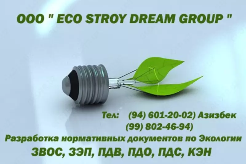 Разработка экологические нормативные документы