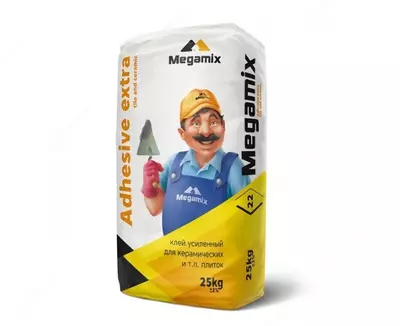 Megamix 25kg plitkalari uchun mustahkamlangan elim