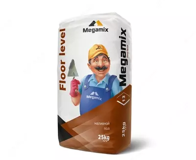 Наливной пол "FLOOR LEVEL MEGAMIX" (25кг) - 47 000 сум / шт.