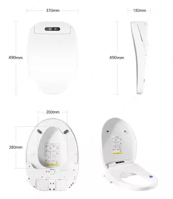 Электрическое умное сиденье для унитаза с пультом управления E-bidet Uzbekistan