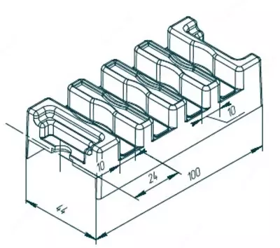 ИЗОЛЯТОР ПОЛИМЕРНЫЙ 100-10-4 - Цена по запросу