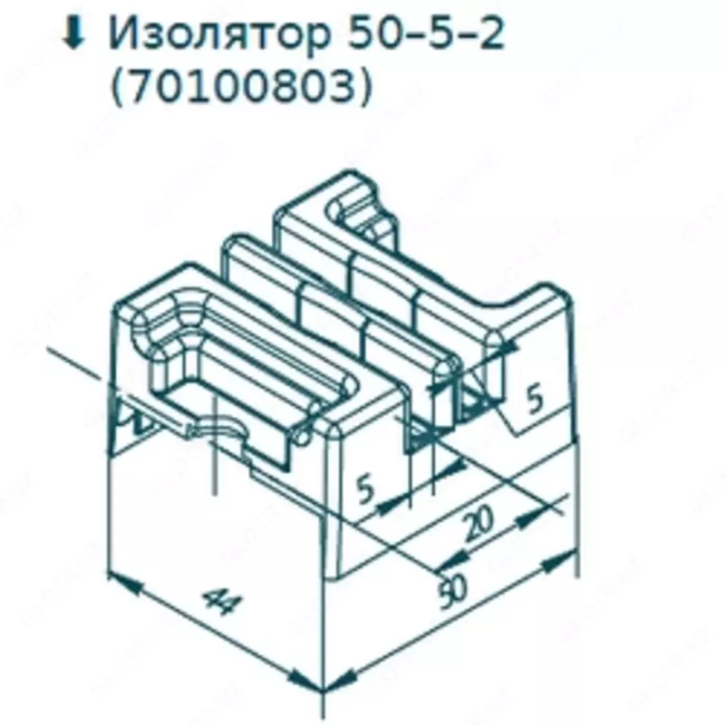 ИЗОЛЯТОР ПОЛИМЕРНЫЙ 50-5-2