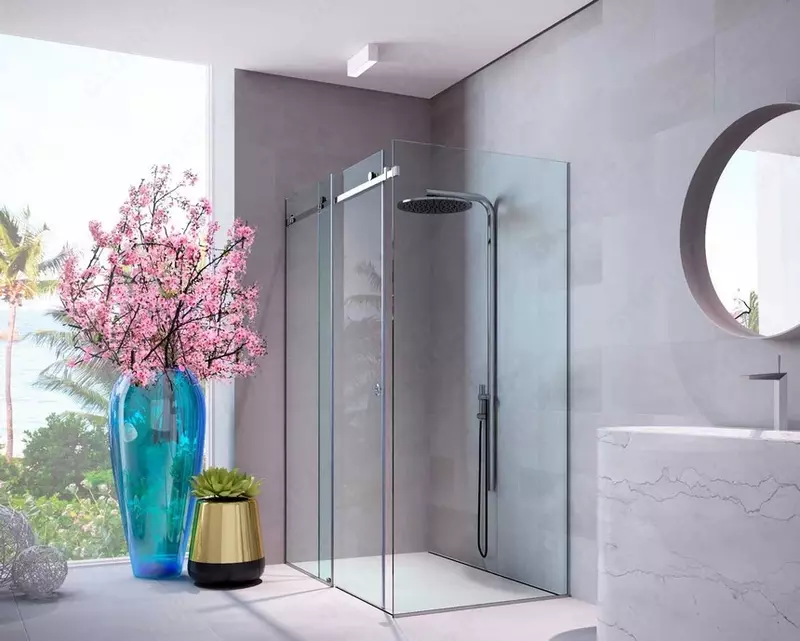 Изготовление стеклянных душевых кабин