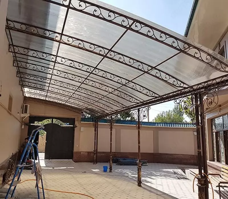 Изготовление кованых навесов