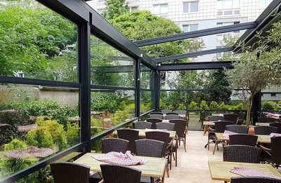 Гильотинное остекление