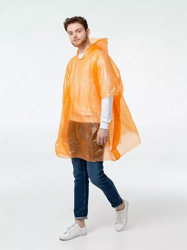 Bir martali ishlatiladigan Poncho yomg'ir ko'ylagi