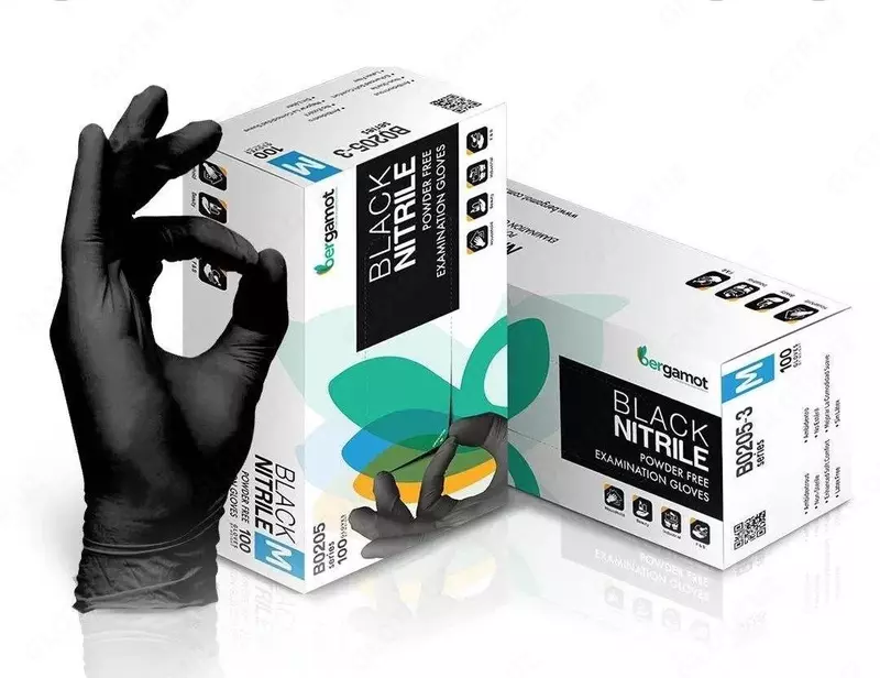 Перчатки нитриловые