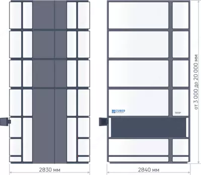 Автоматизированный склад лифтового типа CUBER компании CSort - 899 500 000 сум / шт.